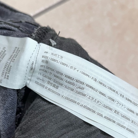 Abercrombie & fitch the 90s straight ultra high rise jeans dark wash cotton‎ - Picture 6 of 8